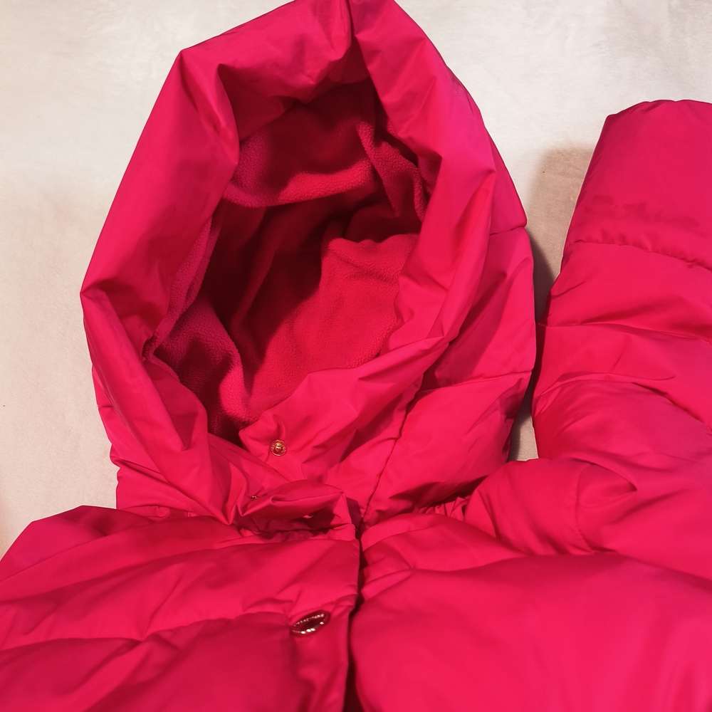 Kids Pink Puffer Jacket - Picture 10 of 10